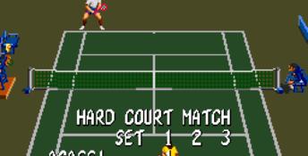 Andre Agassi Tennis Genesis Screenshot