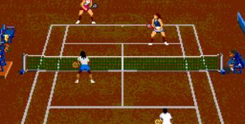 Andre Agassi Tennis Genesis Screenshot