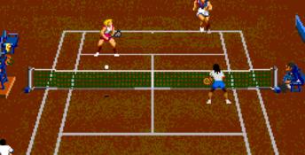 Andre Agassi Tennis Genesis Screenshot