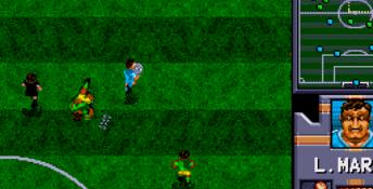 AWS Pro Moves Soccer Genesis Screenshot