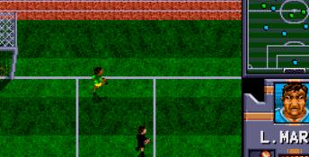 AWS Pro Moves Soccer Genesis Screenshot