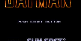 Batman game main menu