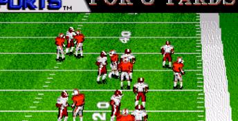 Bill Walsh College Football Genesis Screenshot