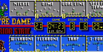 Bill Walsh College Football 95 Genesis Screenshot