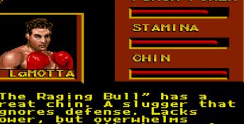 Boxing Legends of the Ring Genesis Screenshot