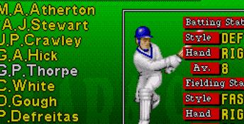 Brian Lara Cricket 96 Genesis Screenshot