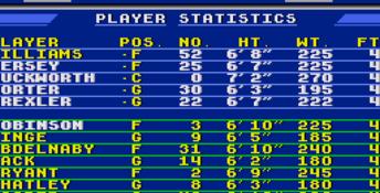 Bulls vs Blazers and the NBA Playoffs Genesis Screenshot