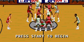 Bulls vs Lakers Genesis Screenshot