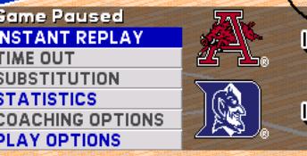 Coach K College Basketball Genesis Screenshot