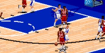 Coach K College Basketball Genesis Screenshot
