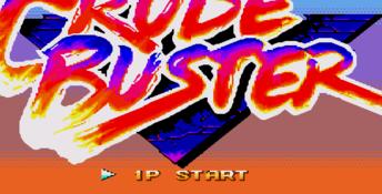 Crude Busters main menu
