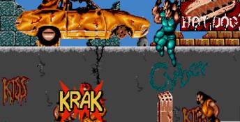 Crude Busters Genesis Screenshot