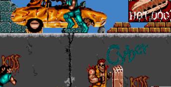 Crude Busters Genesis Screenshot