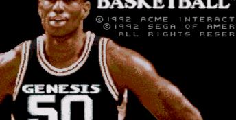 David Robinson's Basketball Genesis Screenshot