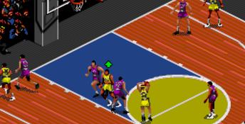 David Robinson's Basketball Genesis Screenshot