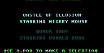 Disney Collection: Castle of Illusion & Quackshot Genesis Screenshot