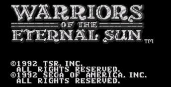 D&D: Warriors of the Eternal Sun Genesis Screenshot