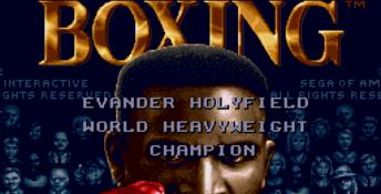 Evander Holyfield's Real Deal Boxing Genesis Screenshot