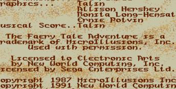 Faery Tale Adventure Genesis Screenshot