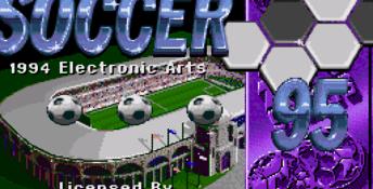 FIFA Soccer 95 Genesis Screenshot