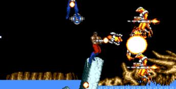Forgotten Worlds Genesis Screenshot