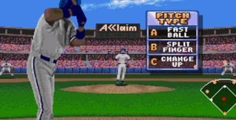 Frank Thomas Big Hurt Baseball Genesis Screenshot