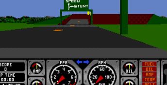 Hard Drivin' Genesis Screenshot