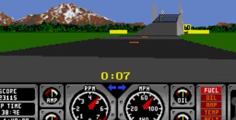 Hard Drivin' Genesis Screenshot