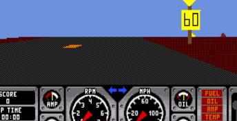Hard Drivin' Genesis Screenshot
