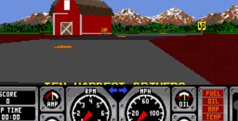 Hard Drivin' Genesis Screenshot