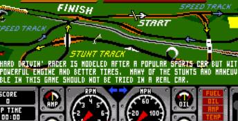 Hard Drivin' Genesis Screenshot