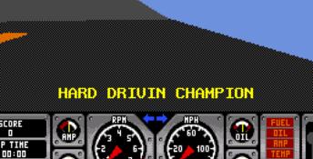 Hard Drivin' Genesis Screenshot