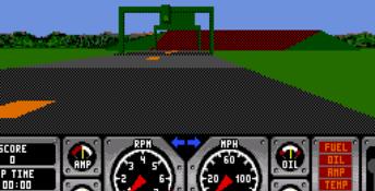 Hard Drivin' Genesis Screenshot