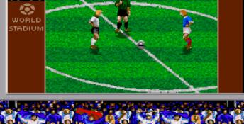 International Superstar Soccer Deluxe Genesis Screenshot
