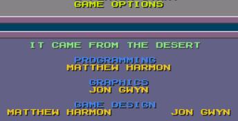 It Came From The Desert Genesis Screenshot