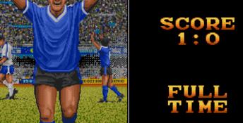 J. League Champion Soccer Genesis Screenshot