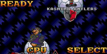 J. League Champion Soccer Genesis Screenshot