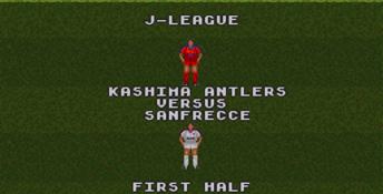 J. League Champion Soccer Genesis Screenshot