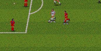 J. League Champion Soccer Genesis Screenshot