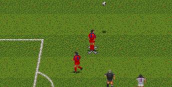J. League Champion Soccer Genesis Screenshot