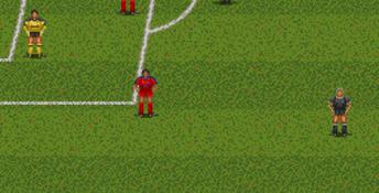 J. League Champion Soccer Genesis Screenshot