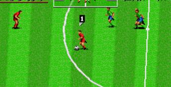 J. League Pro Striker Final Stage Genesis Screenshot