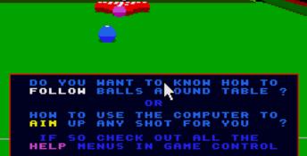 Jimmy White's Whirlwind Snooker Genesis Screenshot
