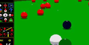 Jimmy White's Whirlwind Snooker Genesis Screenshot