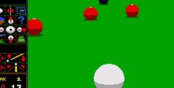 Jimmy White's Whirlwind Snooker Genesis Screenshot
