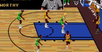 Lakers vs Celtics Genesis Screenshot