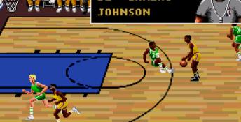 Lakers vs Celtics Genesis Screenshot
