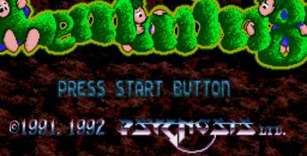 Lemmings Genesis Screenshot