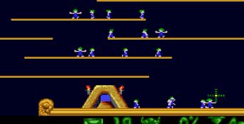 Lemmings Genesis Screenshot