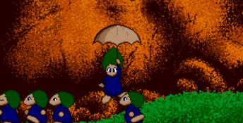 Lemmings Genesis Screenshot
